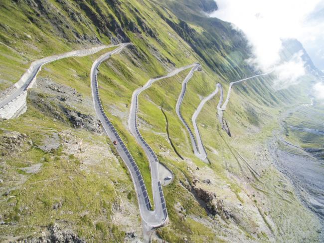 Stelvio Serpentinen