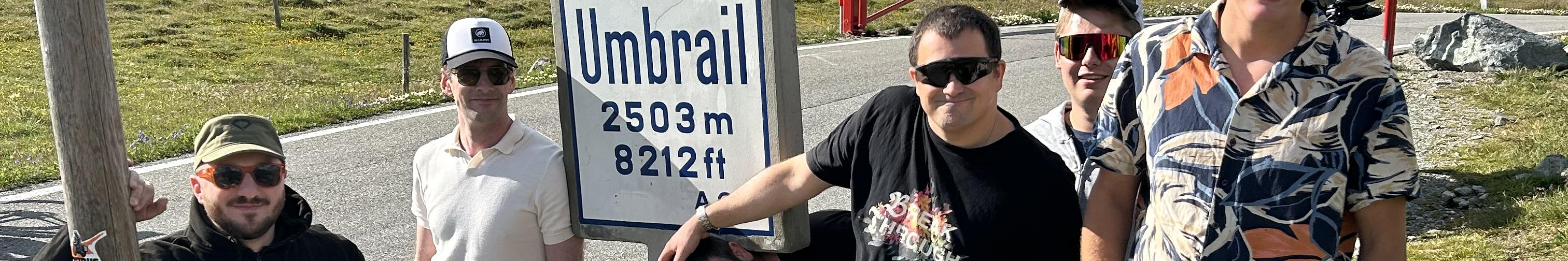 Gruppenfoto Umbrailpass